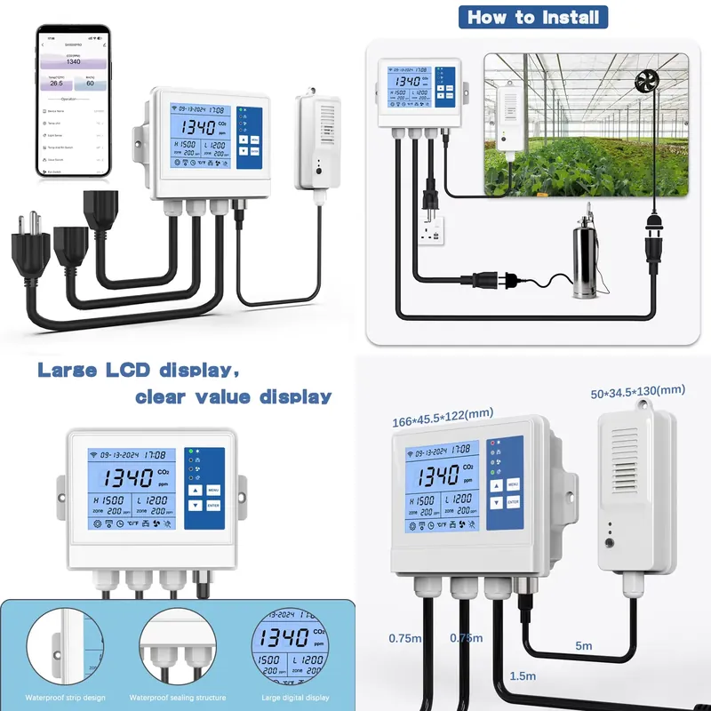 Agriculture Farming Vegetables - Smart Climate Controller Wifi Environmental Controller