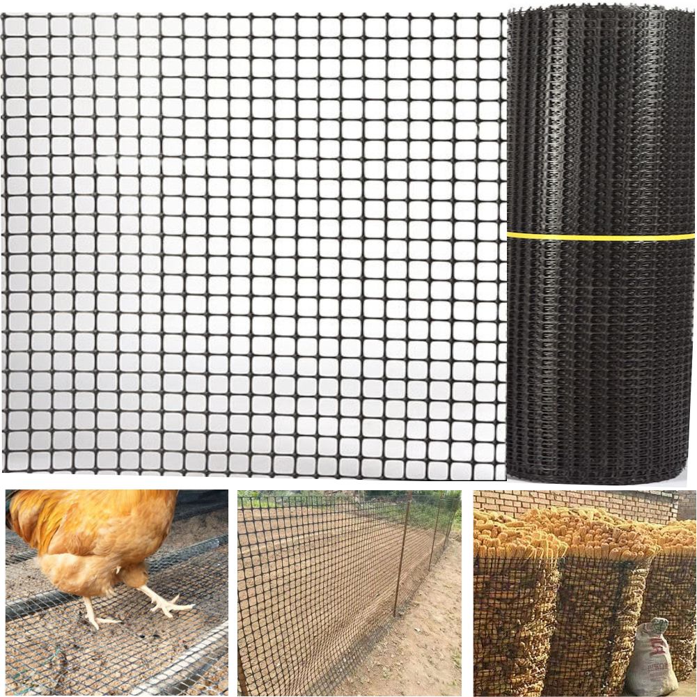 Garden Lattice Mesh Black Plas - Rabbit Cage Wire recension och pris